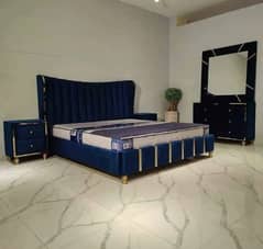 Bed/Double bed/single bed/king size bed/wooden bed/polish bed/Furnitu