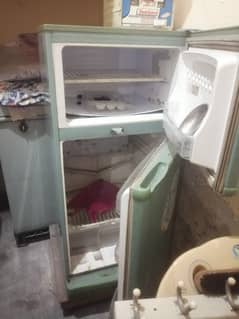 Fridge is used but it's in a good condition