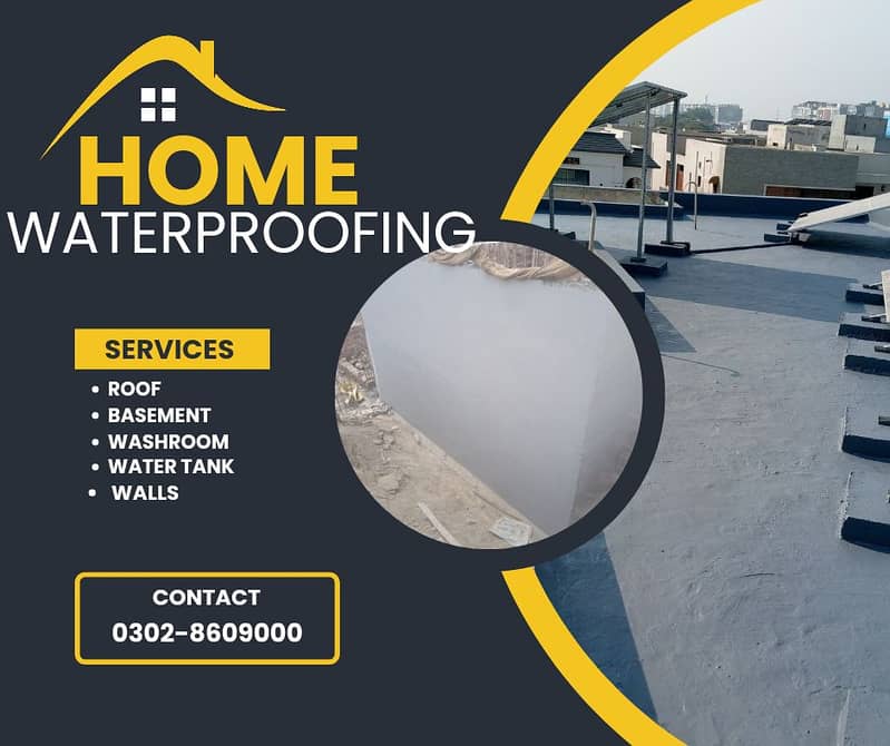 Waterproofing Service in lahore, Heat Proofing Service, Water leakage 0