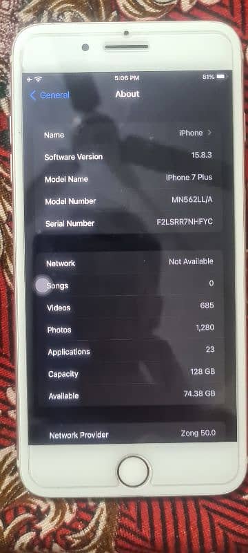 I phone 7 Plus Non Pta 4