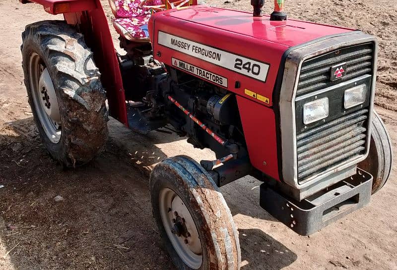 Tractor MF 240 2016 MADEL FOR SAL CALL 03006339675 2