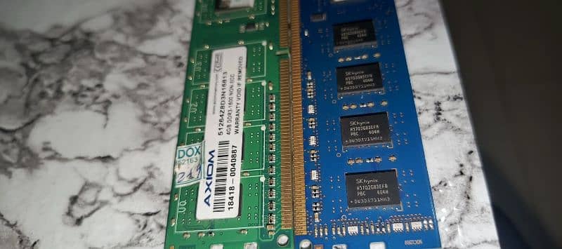 4 Gb PC DDR3 Ram for sale total 8gb 1600mhz 1