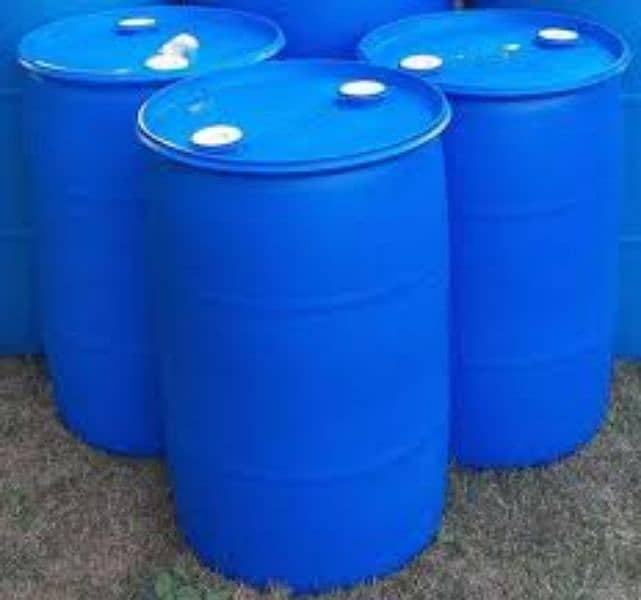 Plastic Drum 220 Ltrs 0