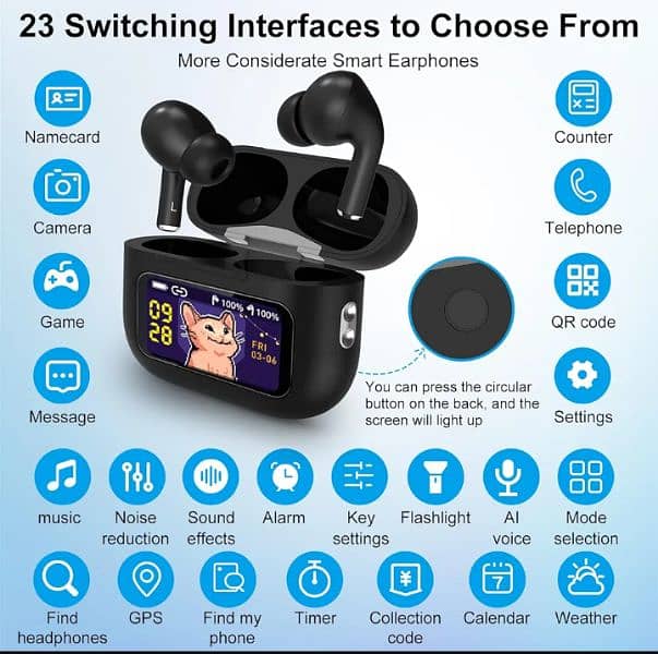A9 Pro Screen Earbuds 1