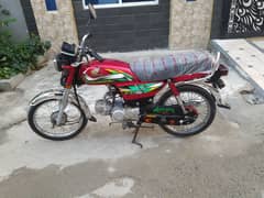 Honda CD 70 (2022 Model) Red Color Neat and Clean Bike