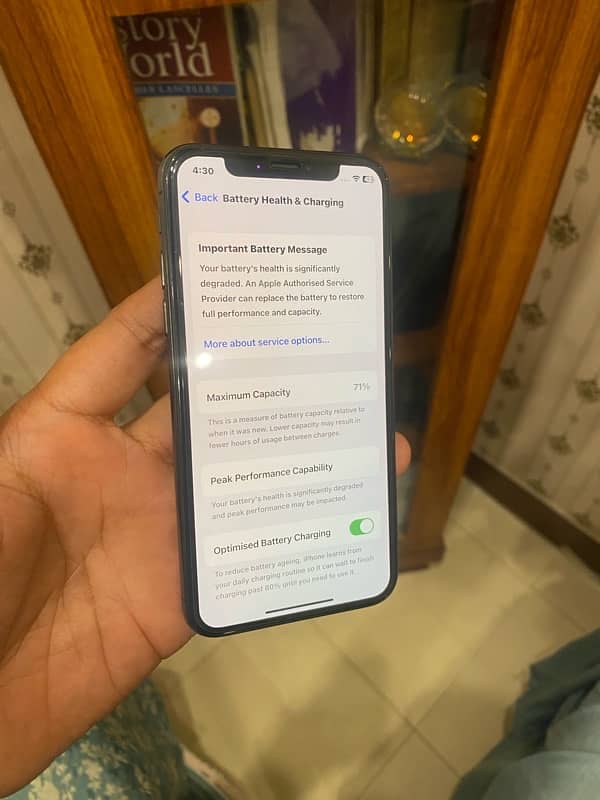 Iphone X (256Gb)(PTAApproved) 9