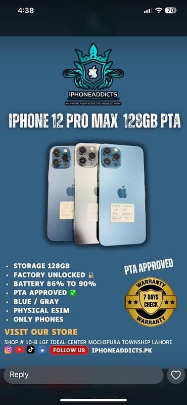 iphone 11PRO TO 16PROMAX PTA APPROVED 7