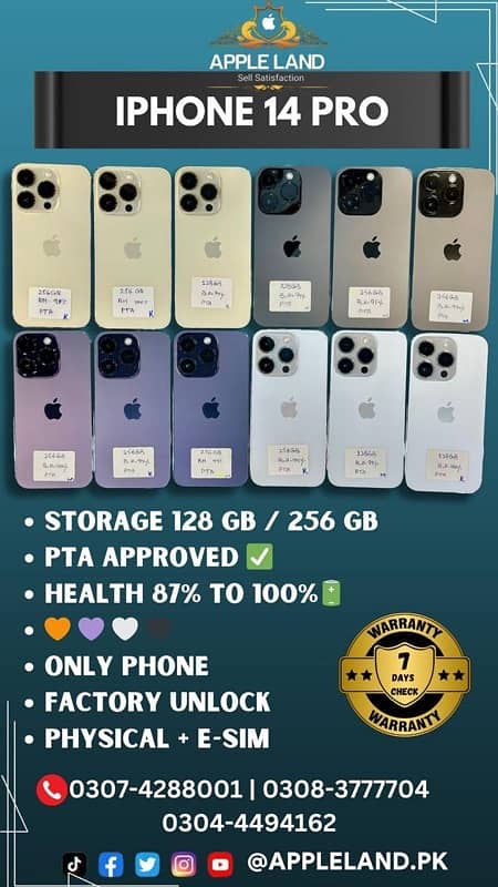 iphone 11PRO TO 16PROMAX PTA APPROVED 8