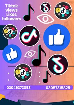 Facebook I Likes Views Followers/Edit ad TikTok,Instagram,YouTube.