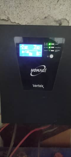 HOMAGE VerteX Series UPS Inverter With 2 Batteries Setup