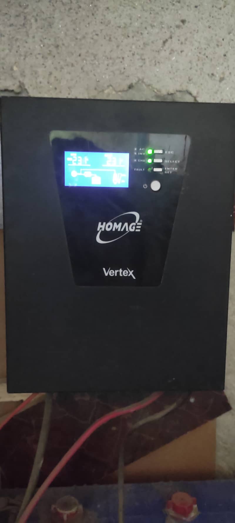 HOMAGE VerteX Series UPS Inverter With 2 Batteries Setup 3