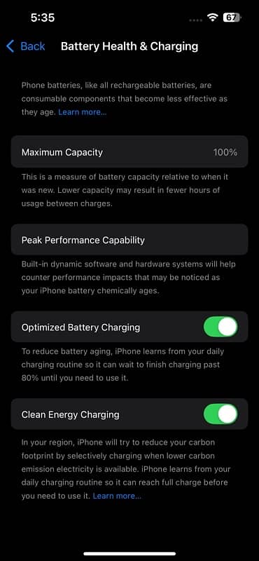 iPhone 13 (jv) All Okay battery health 100% 7