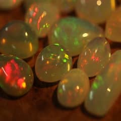 natural Fire Opal Cabochons single piece price mentioned