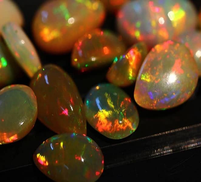 natural Fire Opal Cabochons single piece price mentioned 2