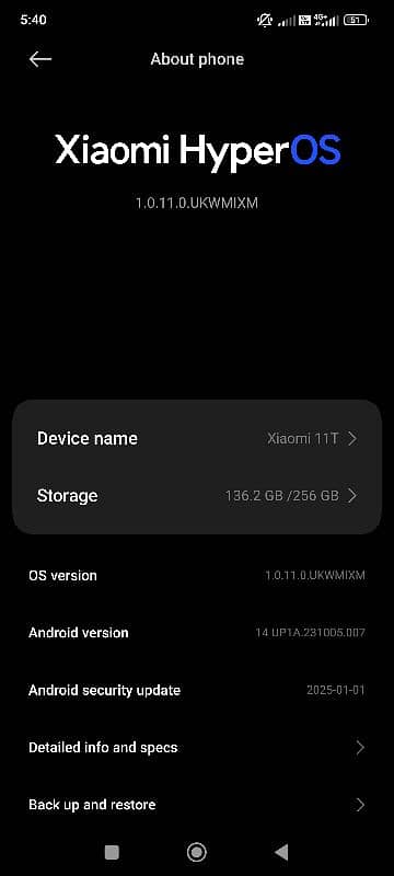 Xiaomi Mi 11T 256/8gb 9