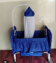 Baby swing cradle cot