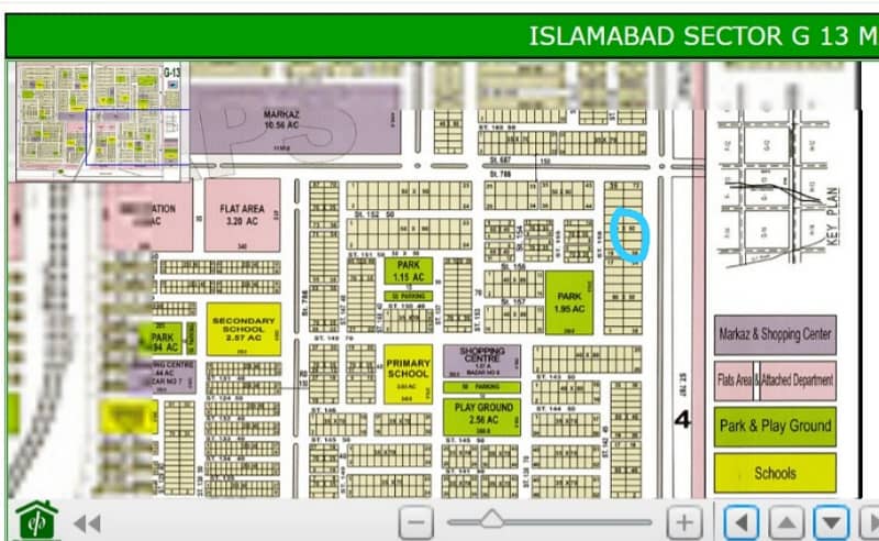 G-13/4 50x90 Plot No 60 Street 787 main double road for sale 0