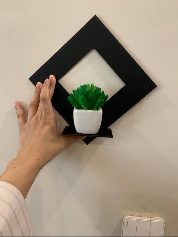 Modern Hexagon Wall Hanging Shelf - 3 Pieces- Free Delivery 3