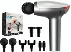 Double Head Massage Gun Deep Tissue Pain Relief Portable & Quiet COD