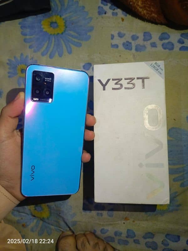 vivo y33T PTA approved with box (8+4/128 gb ) gaming phone 5