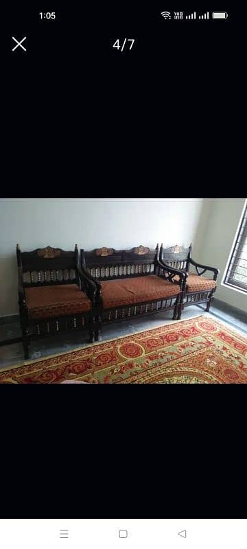 1.5 Year Used Sofa & Table 3