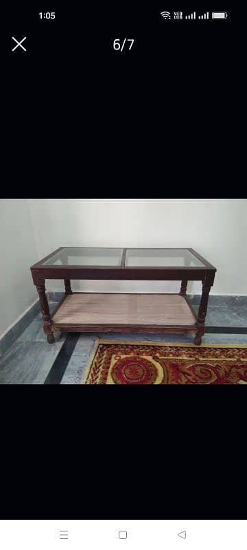 1.5 Year Used Sofa & Table 5