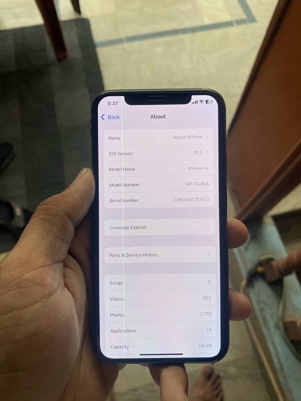 iphone xs gold 10/10 64gb dual pta with box 6