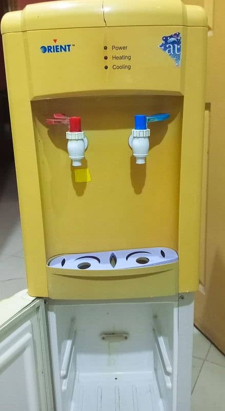 orient dispenser with mini fridge. urgent sale 1