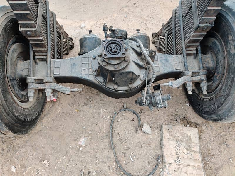 2021 Forland complete (rear tube/hisssa) and (front axle) 1