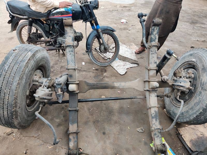 2021 Forland complete (rear tube/hisssa) and (front axle) 2