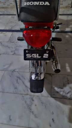 2012 bike newly modified special number SGL2