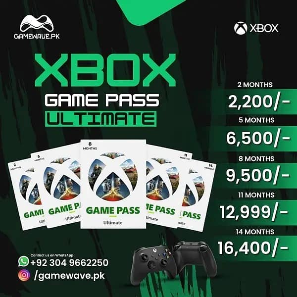 Ps Plus / Xbox Gamepass For Sale/PlayStation Plus 2