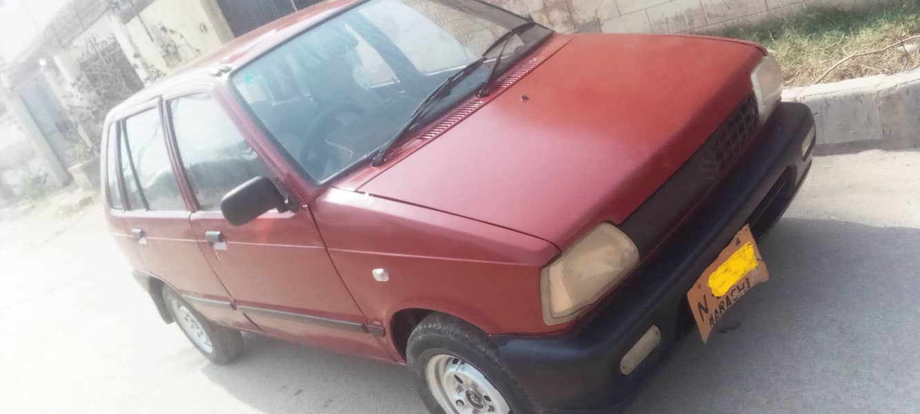 Suzuki Mehran VX 1990 model red colour. good condition. only petrol 1