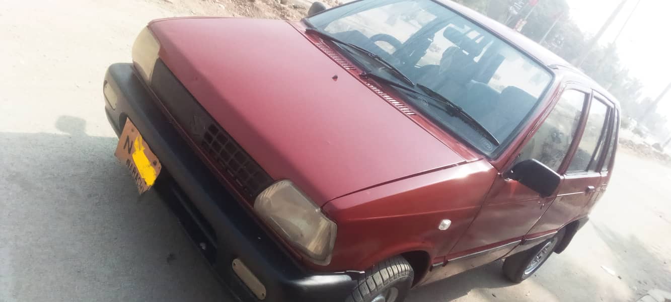 Suzuki Mehran VX 1990 model red colour. good condition. only petrol 11