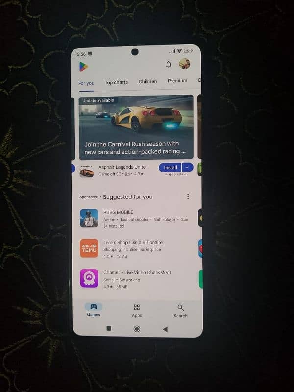 Redmi K50 Gaming 12/256. GB 10/10 lush condition. 4Months Sim working. 3