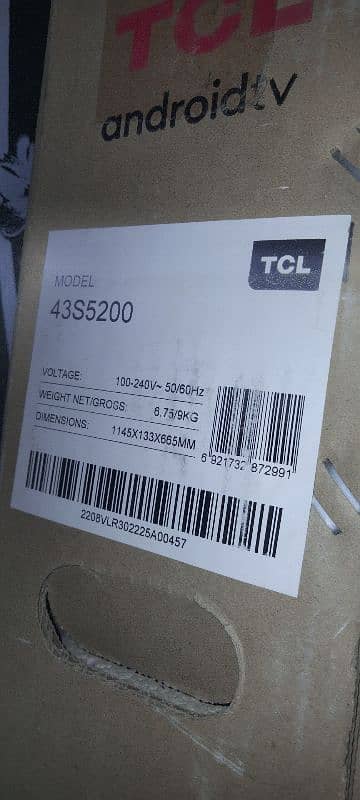 4k android led TCL brand 43 inch 1