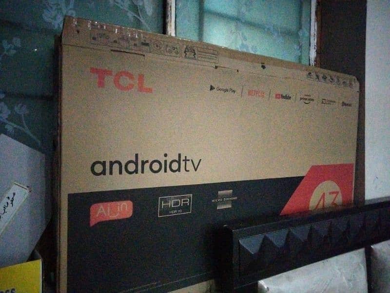 4k android led TCL brand 43 inch 2