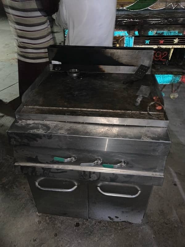 2 Fryers, Hot plate, Working table,Counter,kitchen equipment for sale 1