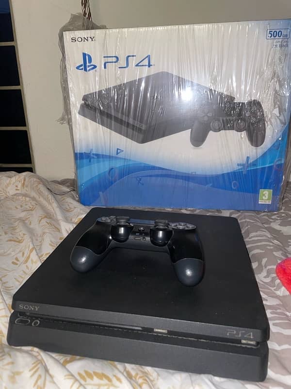 Ps4 slim with 7 months of ps plus 1