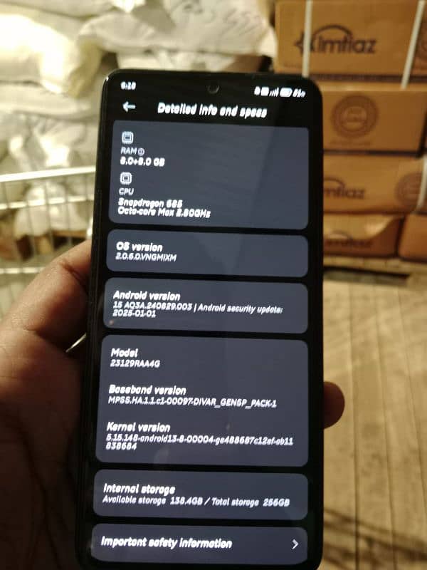 Xiaomi Redmi note 13 8gb 256gb Exchange possible 5