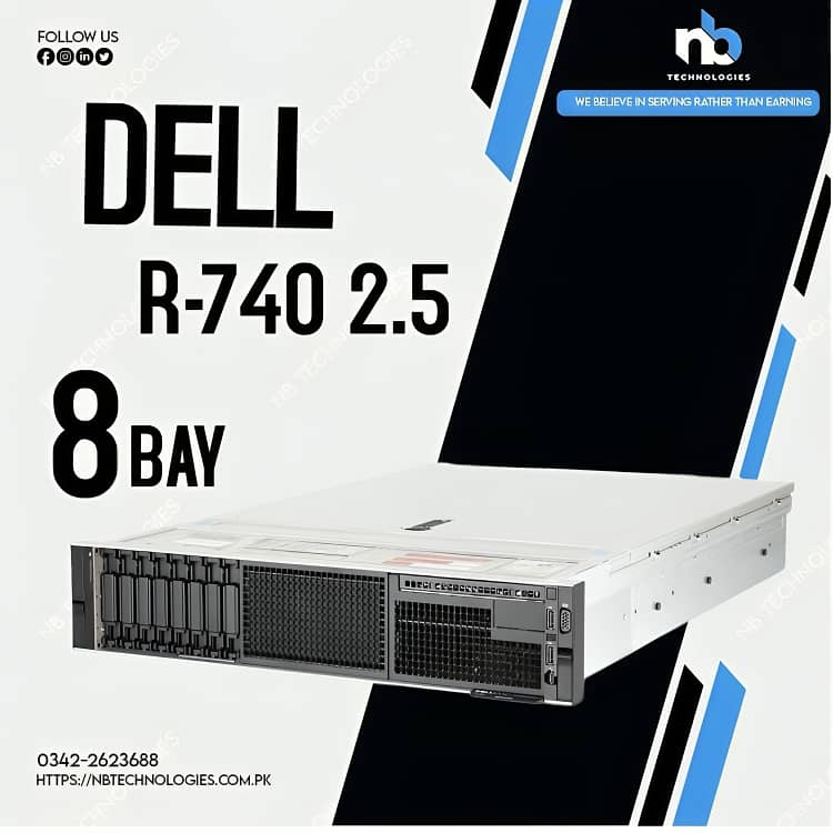 Dell PowerEdge R740 2.5" (8-Bay) – 0