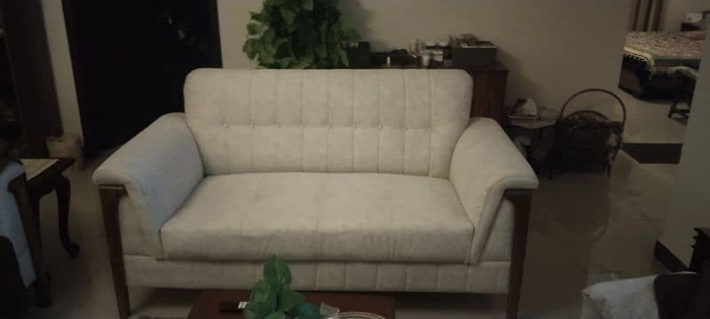 Oak wood 7 Seater Sofa Set 1