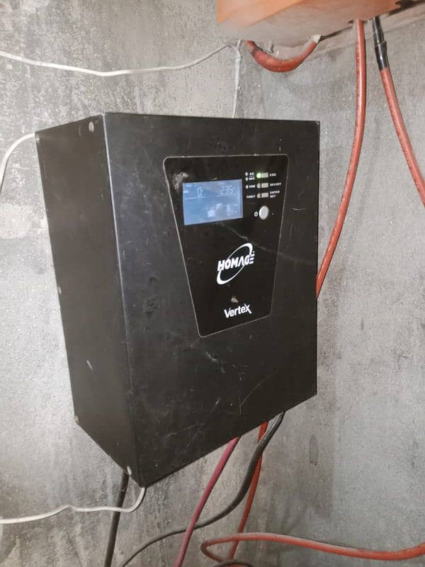 Homage solar inverter 1.2kv 12. volt 1