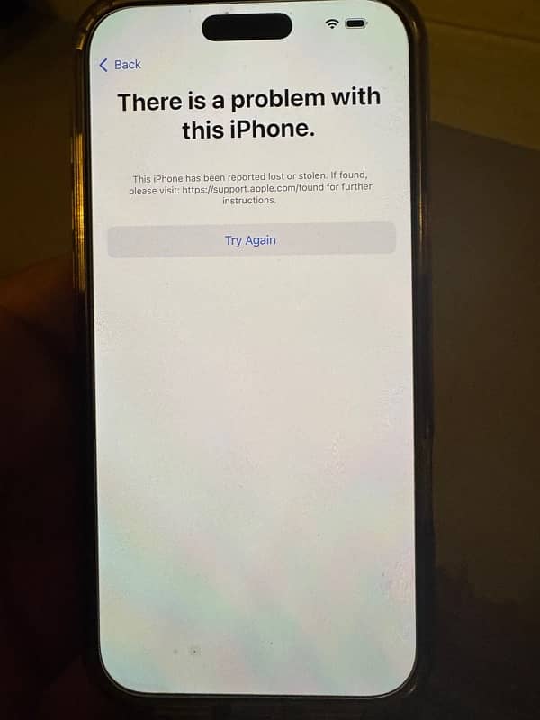 iCloud iphone 16 pro max  256 gb bought from Us 10/10 non pta LLA 0