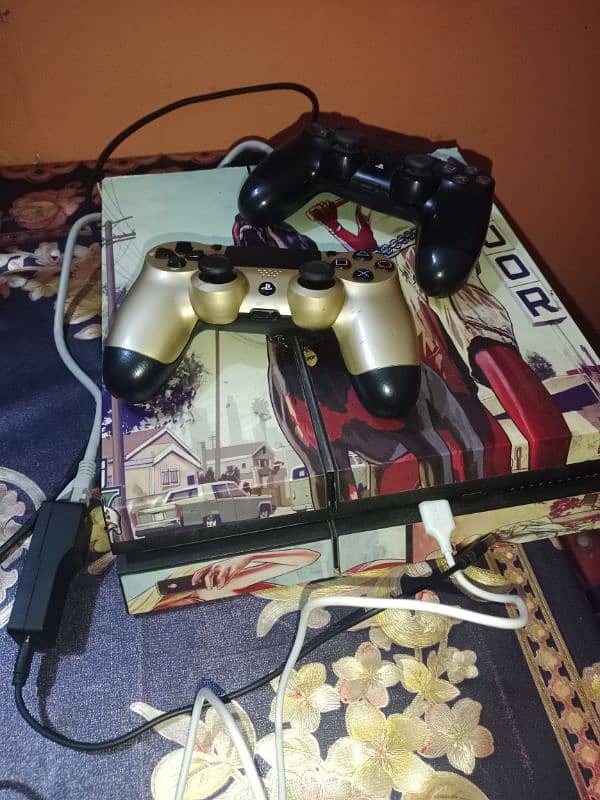 PS4 Model 1200 + Jailbreak 11.0 With 5 Games 3