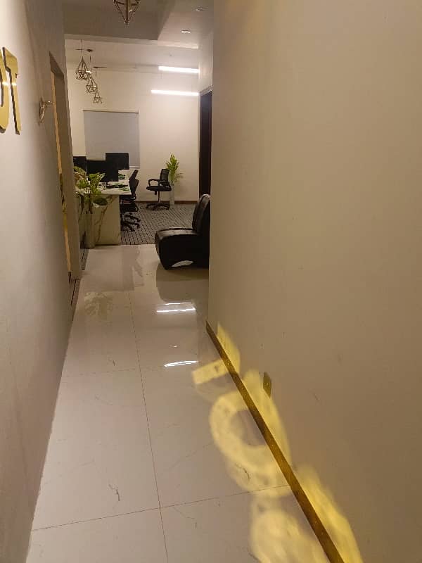 5,Marla AllMost Brand Building 3th Floor Hall Available For Rent In Johar Town Near Expo Center 2