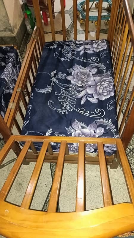 wooden baby cot 5