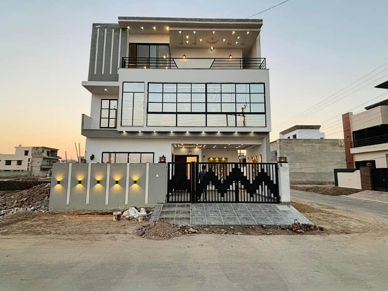 8.75 Marla Corner + Park Facing Triple Storey Ultra-Modern House for Sale in Buch Villas, Multan 0