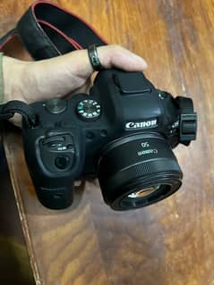 canon R6 with 50mm 1.8 rf