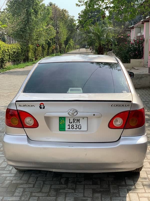 Toyota Corolla SE Saloon manual 2003 model Lahore register  chat 7